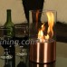 Sunnydaze Fiammata Ventless Tabletop Bio Ethanol Fireplace  Copper - B07BL4RKWN